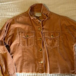 Cropped corduroy jacket